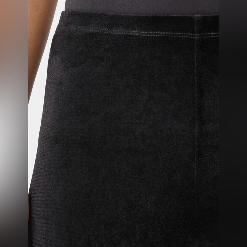 NWOT Eileen Fisher Velvet Black Leggings  Size XL - Picture 4 of 7